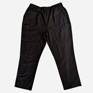 Dickies Black Straight-Leg Pants | Stretchy Waist | Size 34 (Men) X-XL (Women)